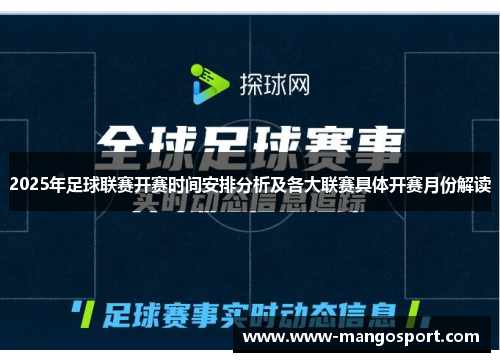2025年足球联赛开赛时间安排分析及各大联赛具体开赛月份解读
